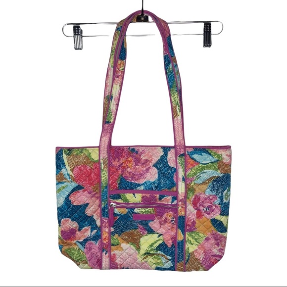 VERA BRADLEY RETIRED Superbloom Iconic Small Vera Tote NWT - Picture 2 of 8